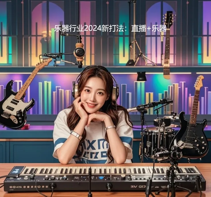 2024년 악기산업의 새로운 전략: 라이브 스트리밍 + 악기, 새로운 마케팅 움직임